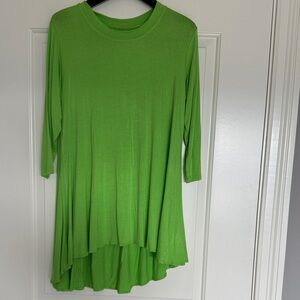 Lime Green Women's tunic  Top